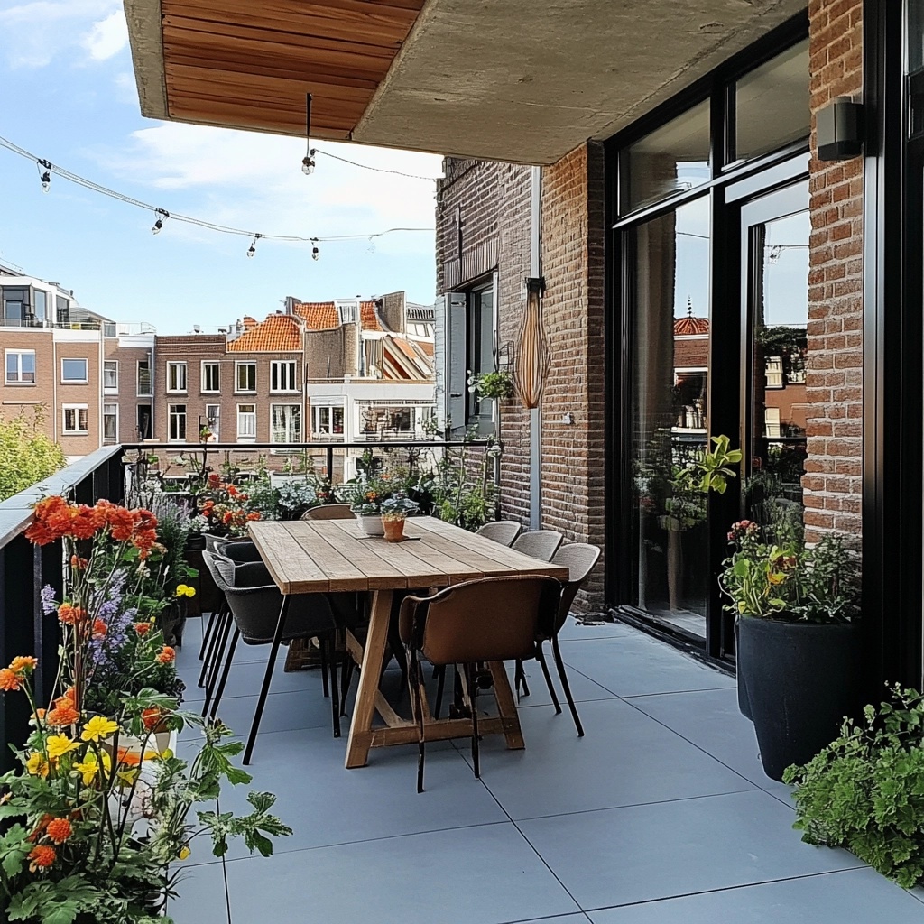 Beton als terras