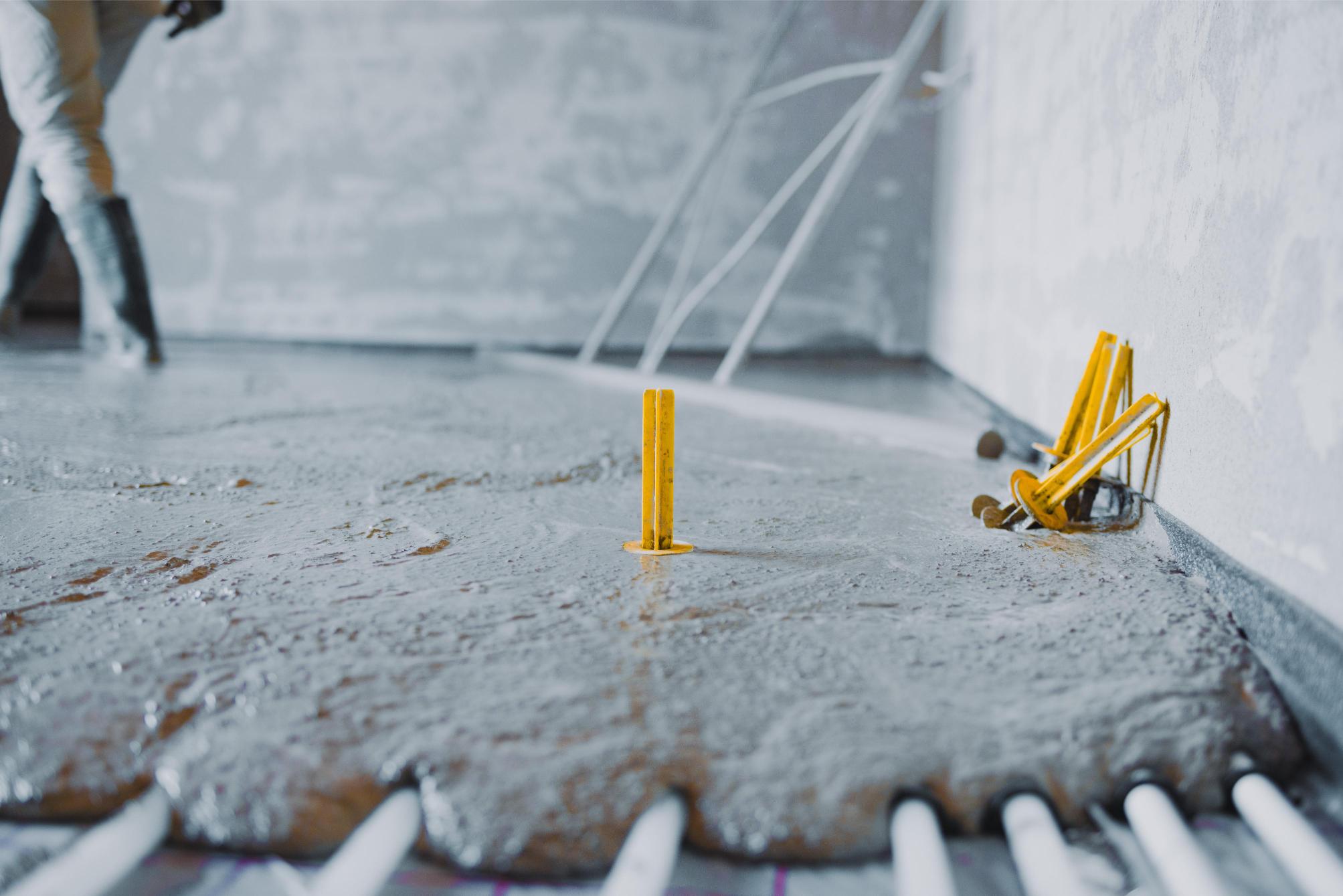 Beton storten op bestaande vloer