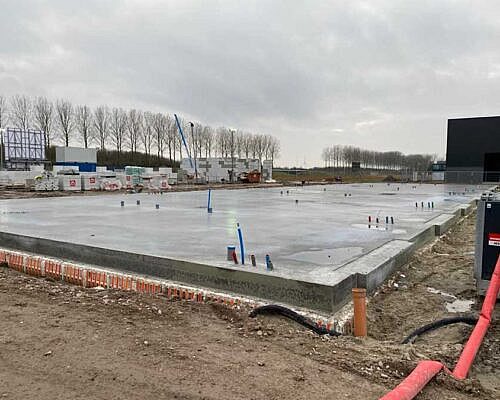 Betonvloer in Nieuwkoop
