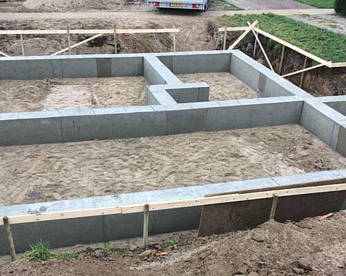 Vloeistofdichte betonvloer Vragender